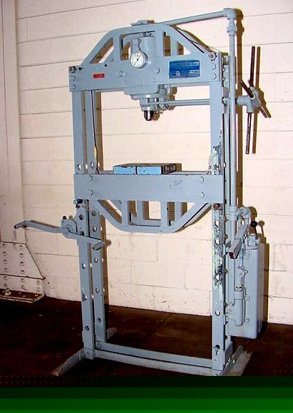 50TN h-frame hydraulic press, k.r. wilson 37E