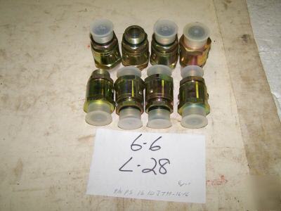 8 pcs parker couplings p/n: 16105JM16-16