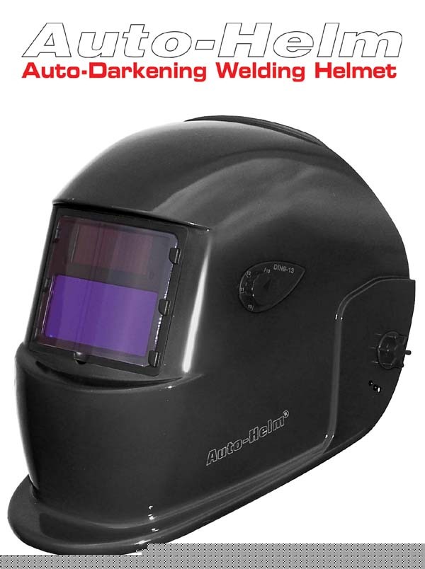 Fast response auto darkening solar welding helmet hood
