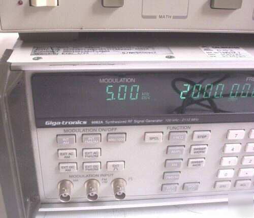Gigatronics 6082A 0.1- 2112 mhz rf signal gen/sweeper