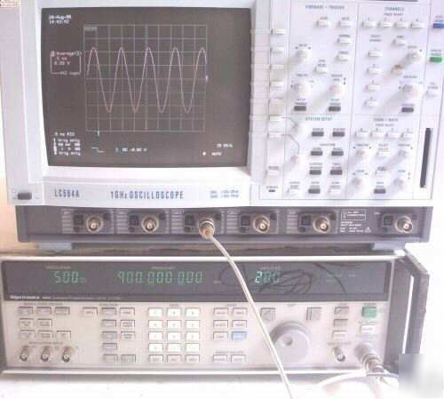 Gigatronics 6082A 0.1- 2112 mhz rf signal gen/sweeper