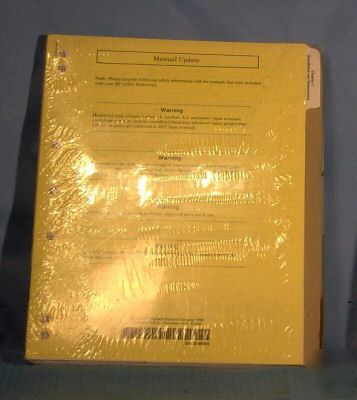 Hp hewlett packard 3458A multimeter op prog config