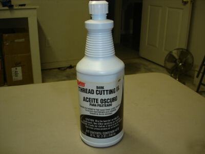 Oatey dark thread cutting oil 1-quart no 30204