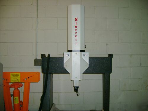 Starrett hcg-2018-16 cmm w/ renishaw mip head + probes