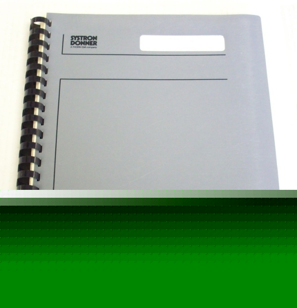 Systron donner 5000 series op/service manual - $5 ship 