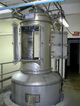 Used: product hopper, stainless steel, approx 185 cubic