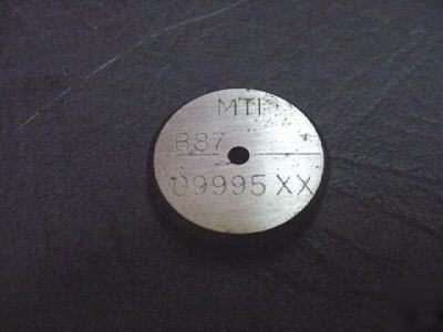Barcor bore gage/gauge for shop, automotive, sheetmetal