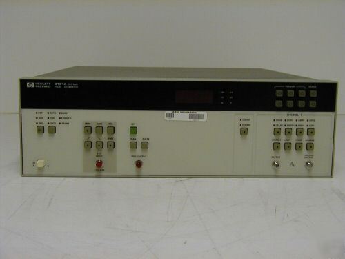 Hp 8131A 500 mhz pulse generator