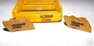 Kennametal lot of 7 carbide inserts NG3094R grd KC850