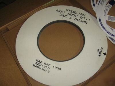 New 24â€ x 7/8â€ x 12â€ centerless grinder grinding wheel