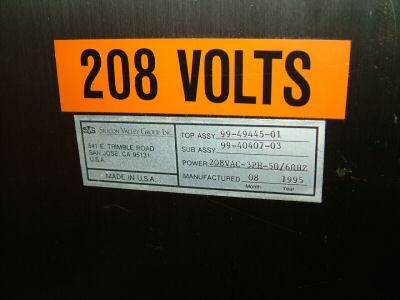 Asml svg 90-s hard bake 200MM wafer track
