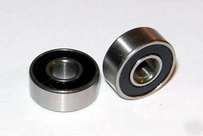 (10) SSR3-2RS stainless steel bearings,3/16 x 3/8,R3-rs
