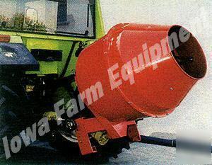 3 point pto cement mixer, mortar mixer, concrete mixer