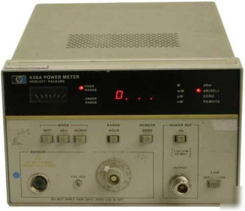 Hp 436A power meter hewlett packard agilent option 022