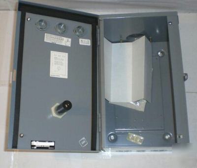 New square d nema type 3R enclosure 9991SDH1 with reset 