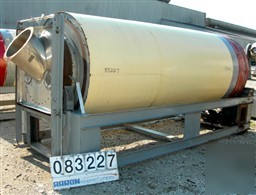 Used: rotary air dryer, 304 stainless steel. horizontal