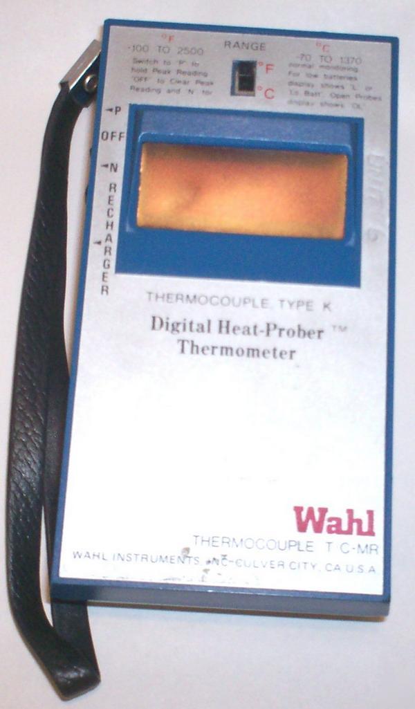 Wahl digital heat prober thermocouple thermometer