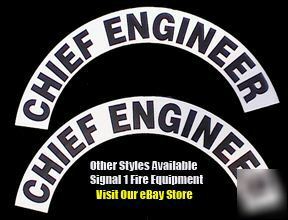 Helmet crescent chief engineer fire fighter emt rescue