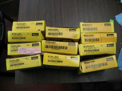Lot of parker buna/bunan rod seal kits - nos