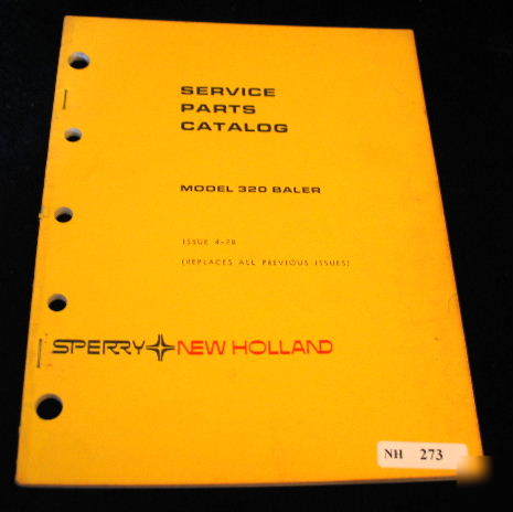 New holland model 320 baler
