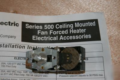 New single pole internal thermostat 40-95F 