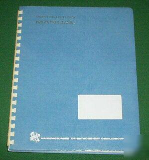 Tektronix 1A1 dual trace plugin service manual