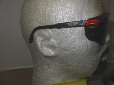 Uvex safety glasses harley davidson gray/clear lens (2)