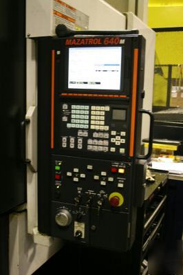 Mazak 815/120 dual pallet vertical milling center vmc