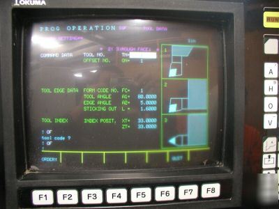 Okuma LB15 big bore cnc lathe, 10