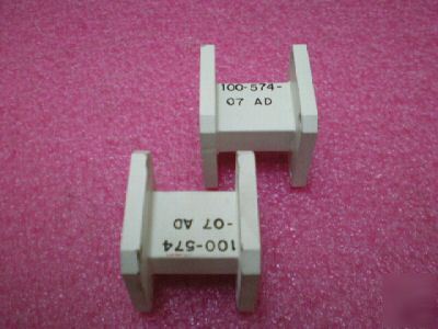 2X hughes WR51 2.6 cm long waveguide brass