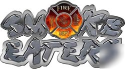 Firefighter decal reflective 12