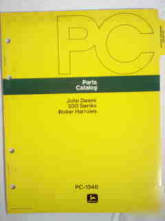 John deere 930 series roller harrow parts catalog-nice 
