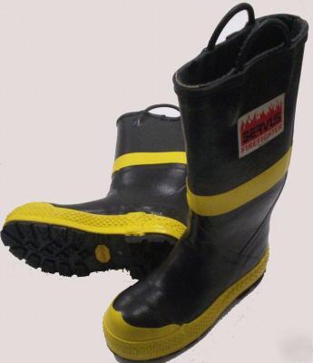 Servus 1492 rubber firefighting boot 10.5-wide