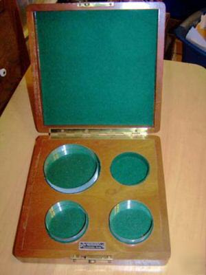 Set of 3 optical flat vankeuren co
