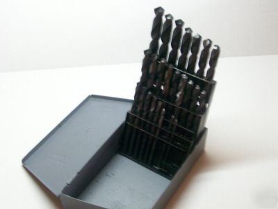 Chicago-latrobe drill bit lot over 90 bits w/ cases