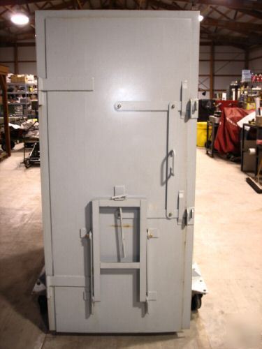 New * aircraft tire inflation safety booth on casters *