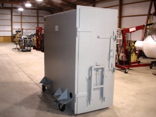 New * aircraft tire inflation safety booth on casters *