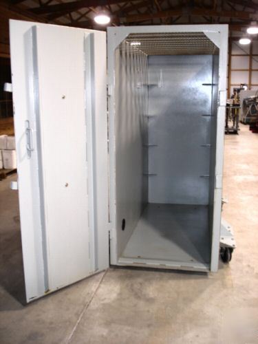 New * aircraft tire inflation safety booth on casters *