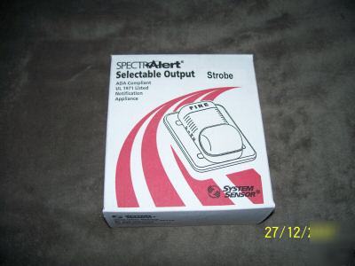 System sensor horn/strobe S1224MC