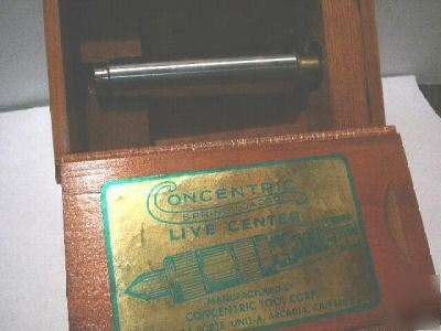 New concentric 3MT spring loaded live center brand 