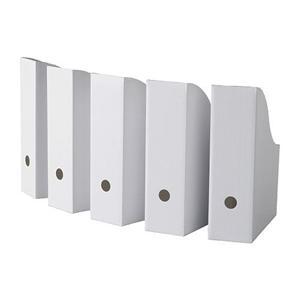 New ikea flyte magazine file storage boxes holders 5 