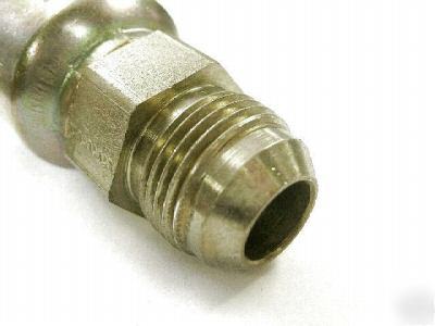 Hydraulic crimp fitting 3/8 inch male jic for 1/4 hose