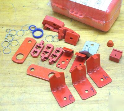 Large lot of lockout tagout padlock safety items nice 