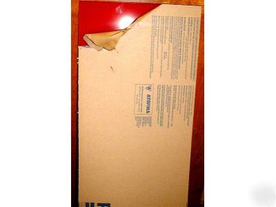 New 1/8 inch red acrylic plexiglass sheet 25 x 32 