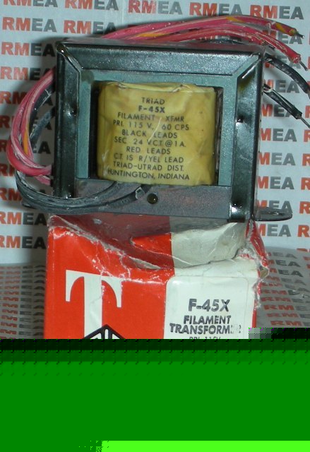 New triad filament transformer i:115V o:24V 1A nos