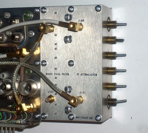 Tek if attenuator / band pass / sweeper assembly