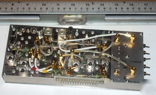 Tek if attenuator / band pass / sweeper assembly