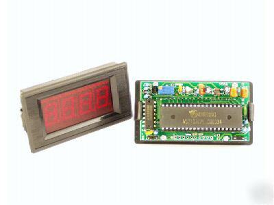 Dc 0-50V 3 1/2 digital led volt voltage panel meter