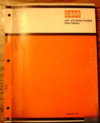 J.i. case 470 & 570 tractor parts catalog manual book