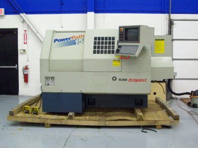 Romi bridgeport powerpath 15 cnc lathe